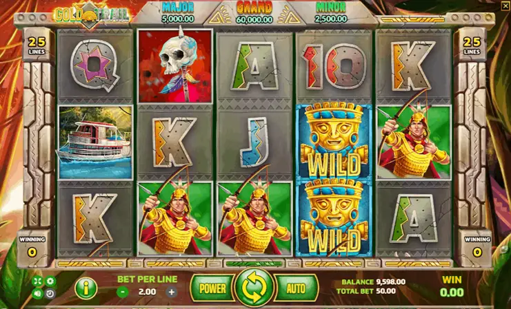เกมสล็อต Gold trail