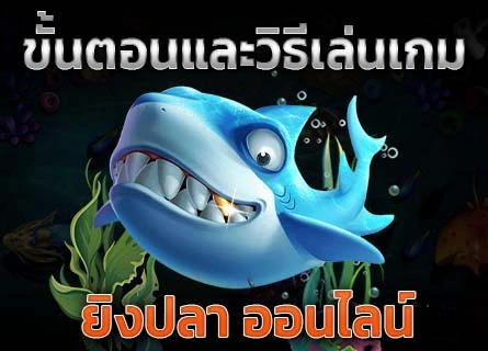 ขั้นตอนและวิธีเล่นเกม ยิงปลา ออนไลน์